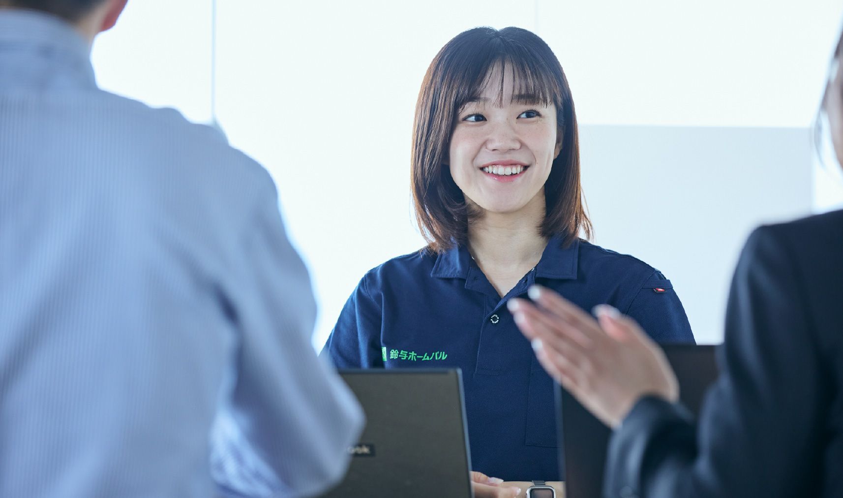 仕事中の写真